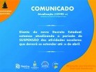 Suspensão aulas