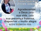 Nota falecimento
